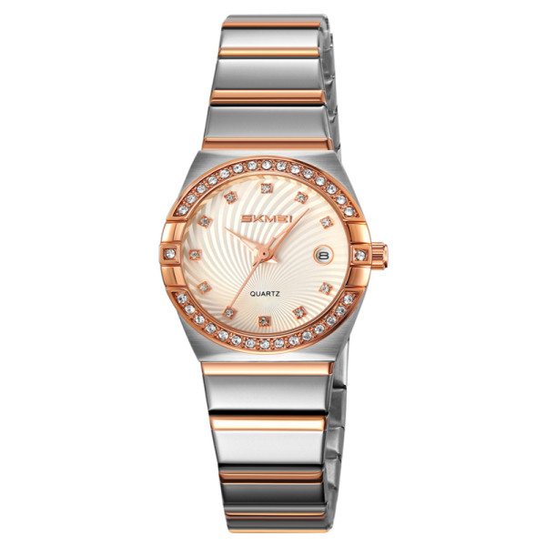 Жіночий годинник Skmei 2342TRG Rose Gold класичний метал 3 ATM