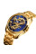 Мужские часы Skmei 9193GDBU Gold-Blue кварцевые с люминесценцией