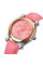 Женские часы Skmei 9265PK Pink кожаный корешок водозащита 3 ATM