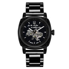 Чоловічий годинник Awarder 021-3D Де би не був All Black Steel механіка