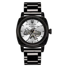 Мужские механические часы Awarder 021-3D Де би не был Black-White Mesh