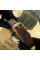 Женские механические часы Awarder 021 Де би не була Gold-Black-Brown с кожаным ремешком