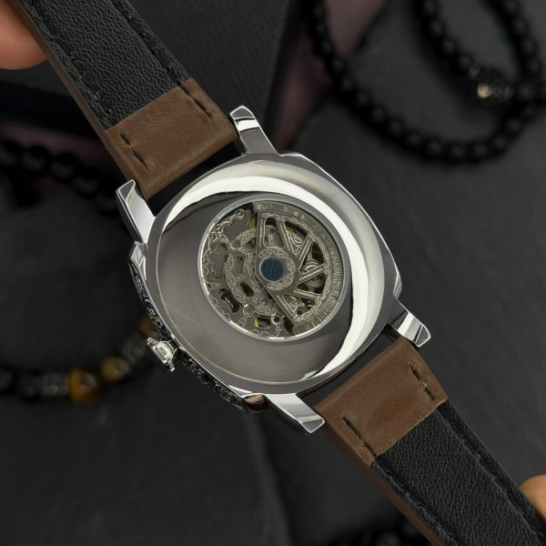 Жіночий механічний годинник Awarder 021 Де би не була Silver-Silver-Brown