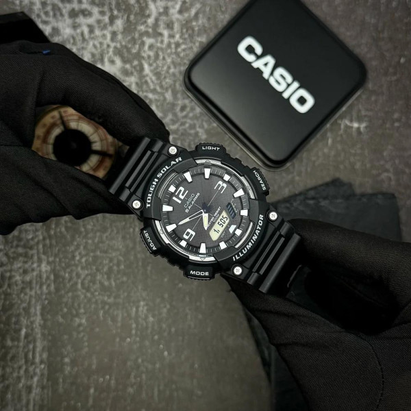 Чоловічий годинник Casio AQ-S810W-1A тактичний водонепроникний 10 ATM