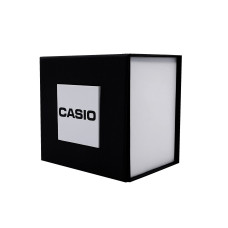 Подарункова картонна коробочка для годинника чорно-біла Casio