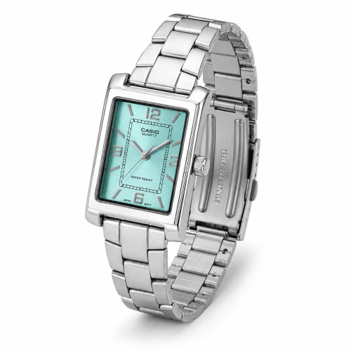 Женские часы Casio LTP-1234DD-2A кварцевые синий циферблат