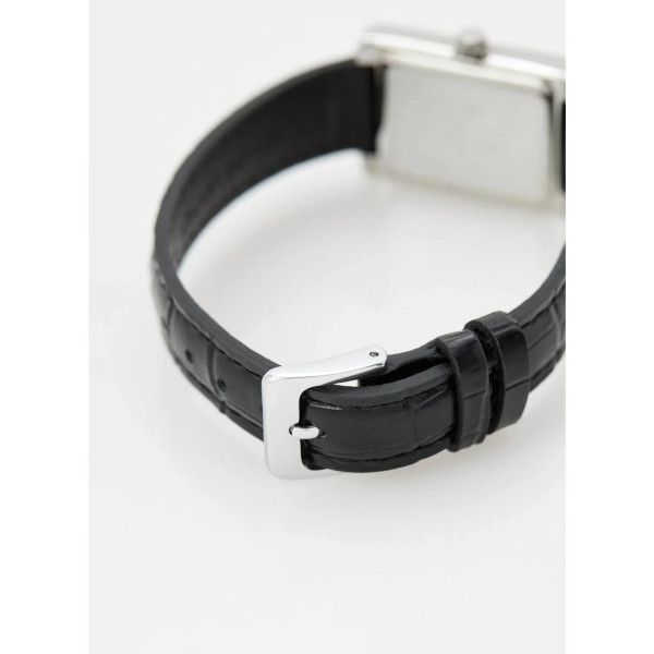 Жіночий годинник Casio LTP-1234LL-7A шкіряний ремінець сріблястий