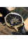 Мужские механические часы Awarder 022 Gold-Black Де би не був с кожаным корешком
