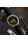 Мужские механические часы Awarder 022 Gold-Black Де би не був с кожаным корешком