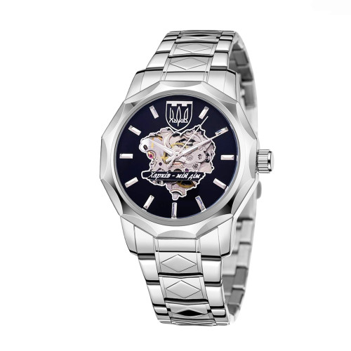 Чоловічий годинник Awarder 024 Silver-Black Харків - мій дім механіка