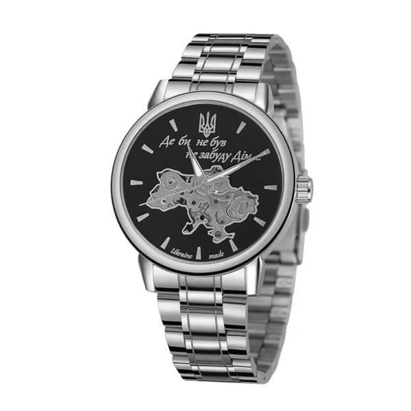 Мужские механические часы Awarder 022 Silver-Black Не Забуду Дім