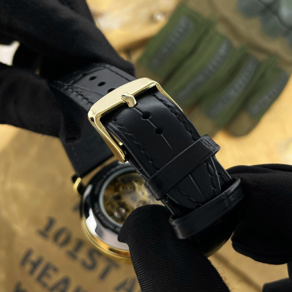 Мужские механические часы Awarder 022-3D Не Забуду Дім Gold-Gold