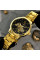 Чоловічий механічний годинник Awarder 022 Gold-Black Automatics Не Забуду Дім