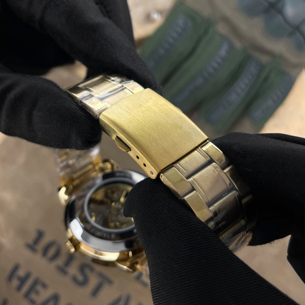 Мужские механические часы Awarder 022 Gold-Gold Не Забуду Дім с автоподзаводом