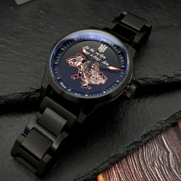 Мужские часы Awarder 058 Где бы ни был All Black Steel механика 5 ATM