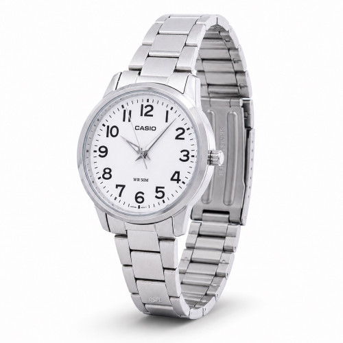 Жіночий годинник Casio LTP-1303D-7B кварцовий зі сталевим браслетом