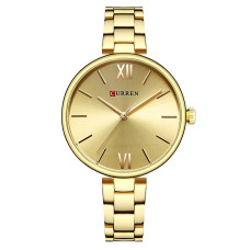 Жіночий годинник Curren 9017 Gold-Gold кварцовий золотистий