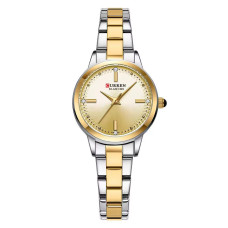 Жіночий годинник Curren 9094 Gold-Silver-Gold кварцовий зі сталевим браслетом