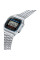 Электронные часы Casio A168WA-1W с металлическим браслетом и подсветкой