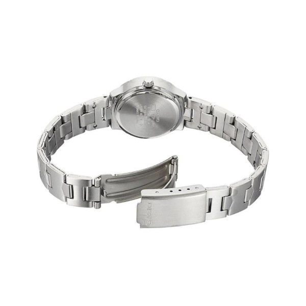 Женские часы Casio LTP-1241D-2A с синим циферблатом и металлическим браслетом