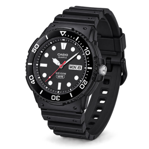 Мужские часы Casio MRW-230H-1E1 тактические черные 10 ATM
