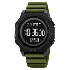 Мужские тактические электронные часы Skmei 2357AG Army Green 5 ATM