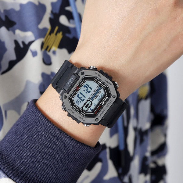 Мужские электронные часы Skmei 2522BK Black с водозащитой 5 ATM