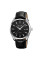 Чоловічий класичний годинник Skmei 2490SIBK Silver-Black із шкіряним ремінцем