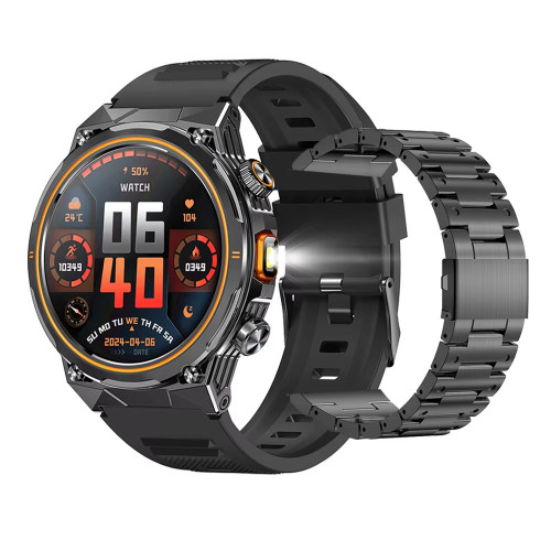 Розумний годинник Modfit Track Pro Black + ремінець в подарунок