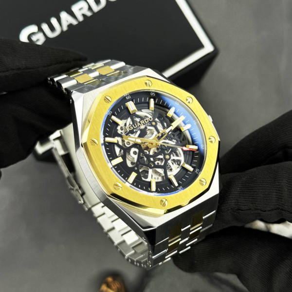 Мужские механические часы Guardo SA03014-4 с автоподзаводом 5 ATM