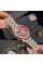 Жіночий годинник Awarder 049 Silver-Gold-Pink механічний з автопідзаводом