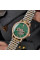 Женские часы Awarder 049 Silver-Gold-Green механика с автоподзаводом