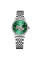 Жіночий годинник Awarder 047 Silver-Green механічний із зеленим циферблатом