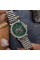 Жіночий годинник Awarder 047 Silver-Green механічний із зеленим циферблатом