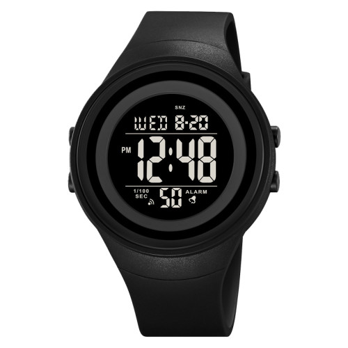 Чоловічий тактичний годинник Skmei 2093BKBK All Black електронний 5 ATM