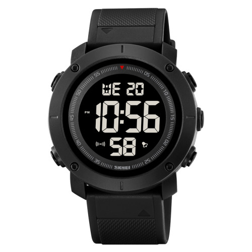 Чоловічий електронний годинник Skmei 2122BKBK All Black з водозахистом 5 ATM