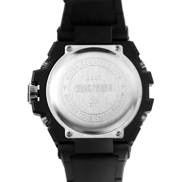 Мужские тактические часы Skmei 2220BK Black с водозащитой 5 ATM