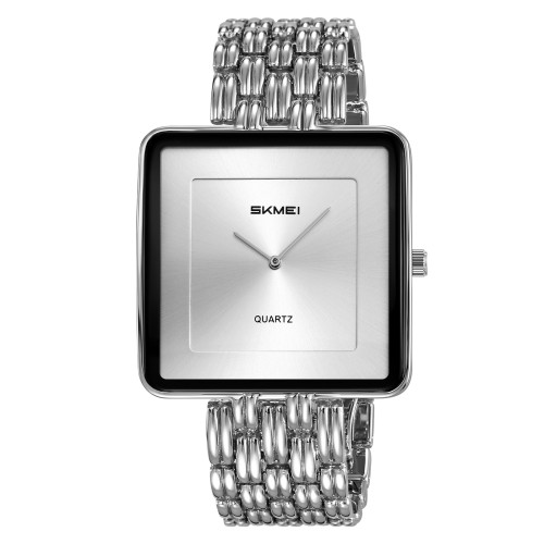 Мужские часы Skmei 2371SISI All Silver металлические классические 3 ATM