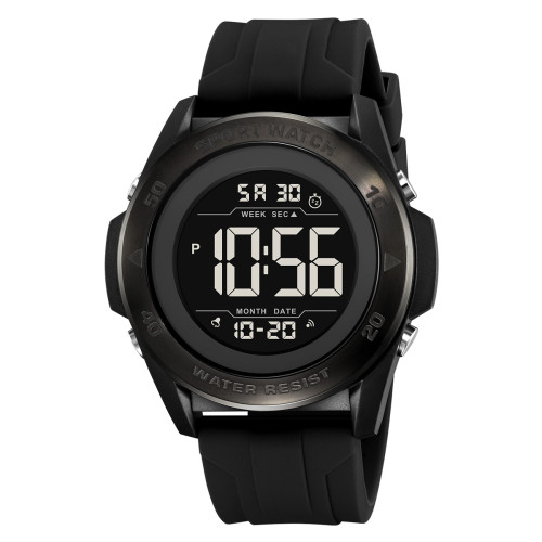 Мужские тактические часы Skmei 2485BK Black с водозащитой 5 ATM
