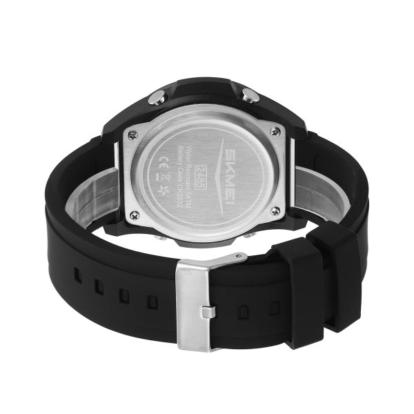 Чоловічий тактичний годинник Skmei 2485BK Black з водозахистом 5 ATM