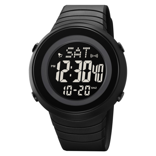 Чоловічий електронний годинник Skmei 2152BKBK All Black 5 ATM