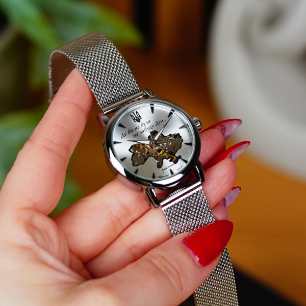 Жіночий годинник Awarder 028-3D Silver-White Де би не була механічний