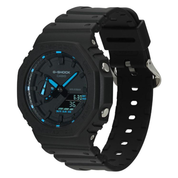 Чоловічий годинник Casio G-SHOCK GA-2100-1A2 водозахист 20 ATM чорний