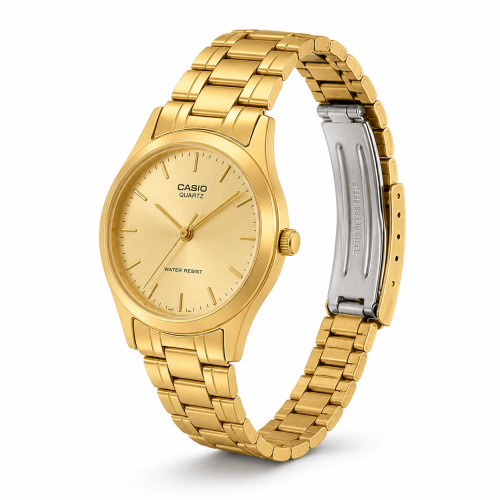 Женские часы Casio LTP-1128N-9ARDF кварцевые золотистые