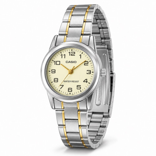 Женские часы Casio LTP-V001SG-9B с металлическим браслетом