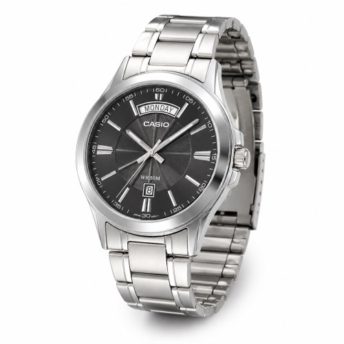 Мужские часы Casio MTP-1381D-8A классические кварцевые 5 ATM