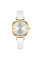 Женские часы Curren 9079 Gold-White золотистые с белым ремешком