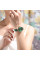 Жіночий годинник Curren 9079 Rose Gold-Dark Green з зеленим ремінцем