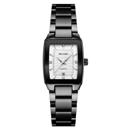 Женские часы Skmei 2578BK Black с металлическим браслетом