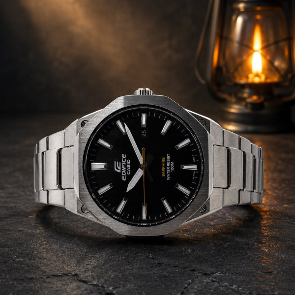 Чоловічий годинник Casio Edifice EFR-S108D-1A з сапфіровим склом та водозахистом 10 ATM